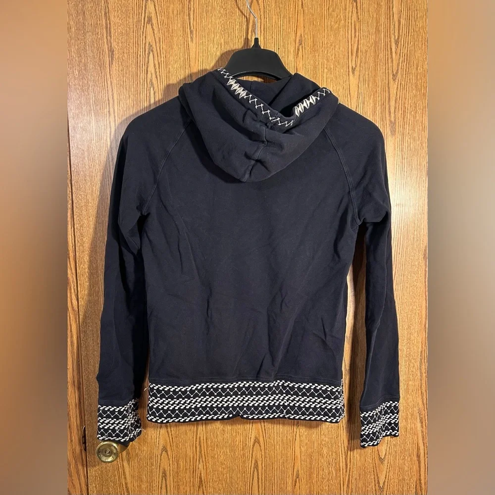 Johnny Was Dorana Embroidered Full Zip Floral Hoodie - Picture 5 of 6